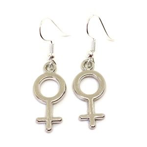 Venus Symbol Earrings - Feminist Symbol